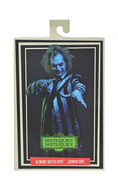 Beetlejuice Beetlejuice Action Figure 7 Scale Ultimate Striped Suit Beetlejuice 18 cm