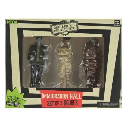 Beetlejuice Beetlejuice Figura 3 pacchetto Immigration Hall 1 10 cm