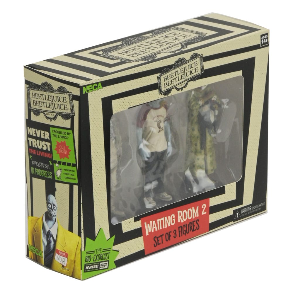 Beetlejuice Beetlejuice Figur 3-Pack Wait Room 2 10 cm