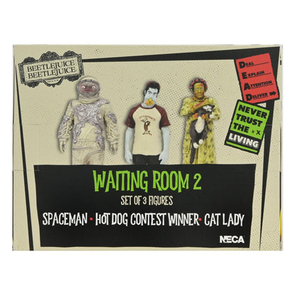 Beetlejuice Beetlejuice Figur 3-Pack Wait Room 2 10 cm