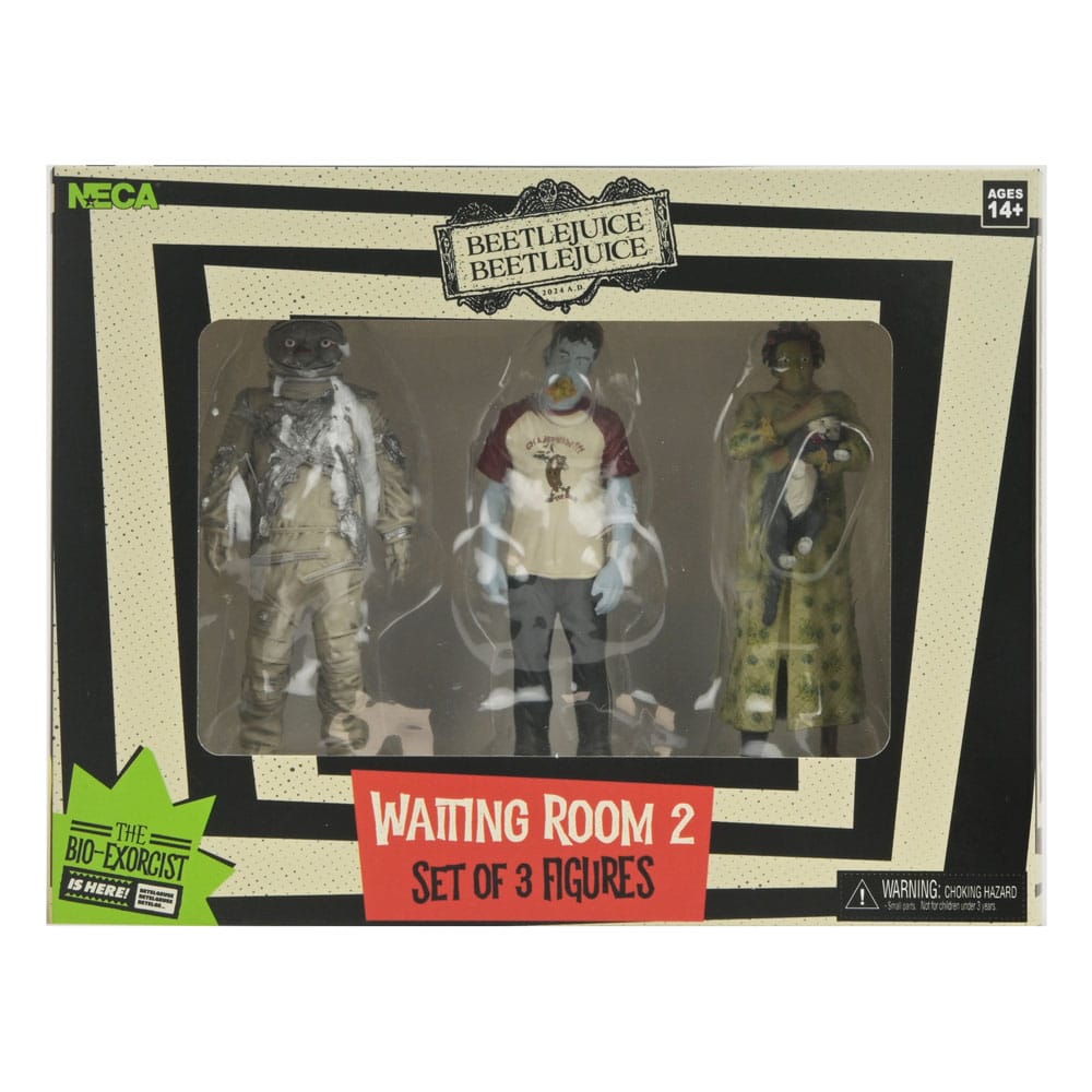 Beetlejuice Beetlejuice Figur 3-Pack Wait Room 2 10 cm