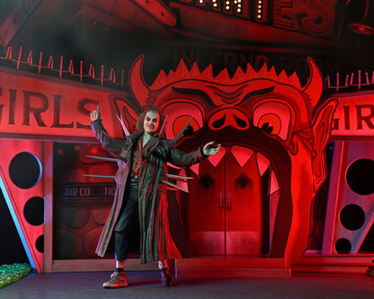 Beetlejuice (1988) Diorama Trenchcoat met spikes Inferno Room Deluxe Set
