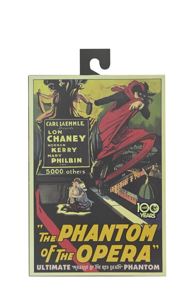 Das Phantom der Oper (1925) Actionfigur Phantom der Oper „Maske des Roten Todes“ 18 cm