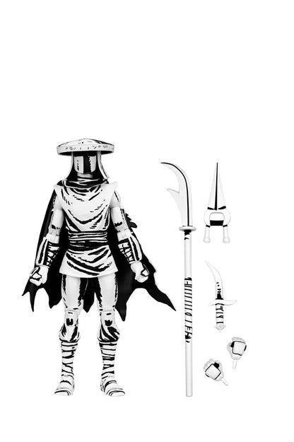 Teenage Mutant Ninja Turtles Actiefiguur Elite Foot Ninja Guard Zwart & Wit 18 cm