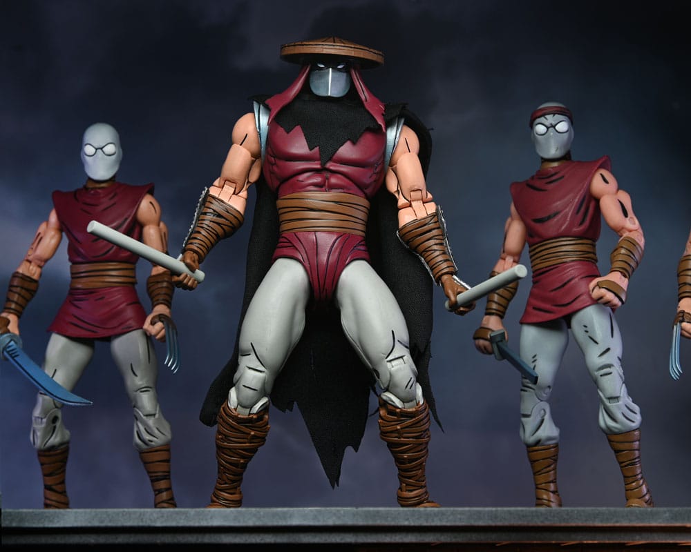Action Figure Teenage Mutant Ninja Turtles Foot Assassin (colori classici) 18 cm