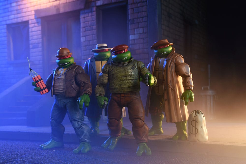 Teenage Mutant Ninja Turtles Actiefiguur 4 Pack Gangster Turtles 18 cm