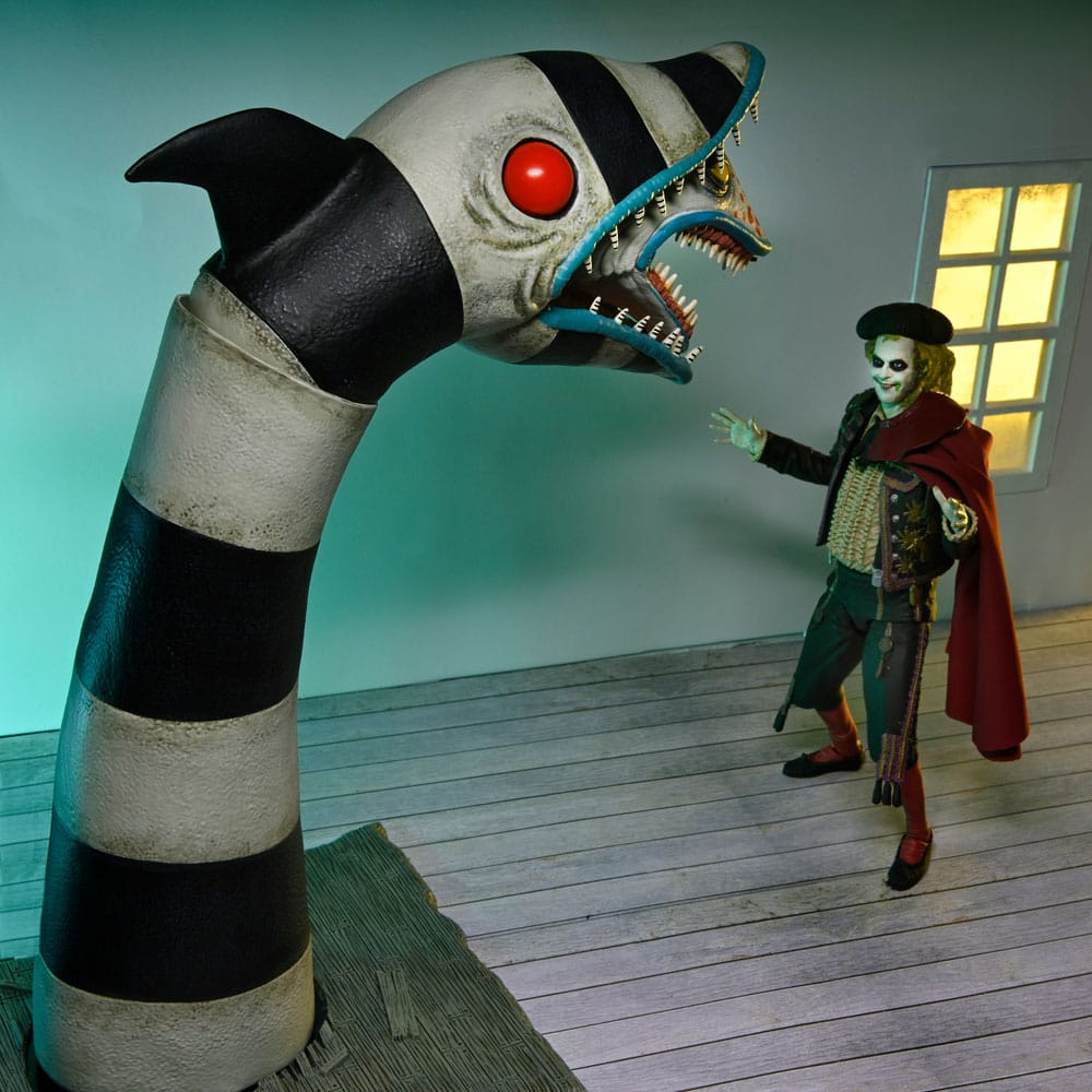 Beetlejuice Beetlejuice Actionfiguren 2er Pack Ultimate „Matador“ Beetlejuice und Sandworm 18 cm