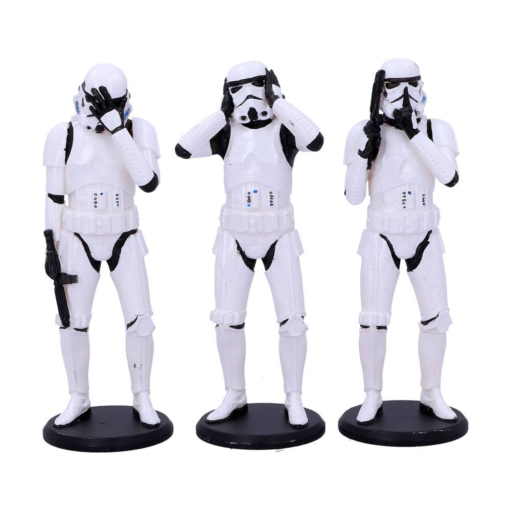 Figuras originales de Stormtrooper 3 paquetes 3 stormtroopers sabios 14 cm