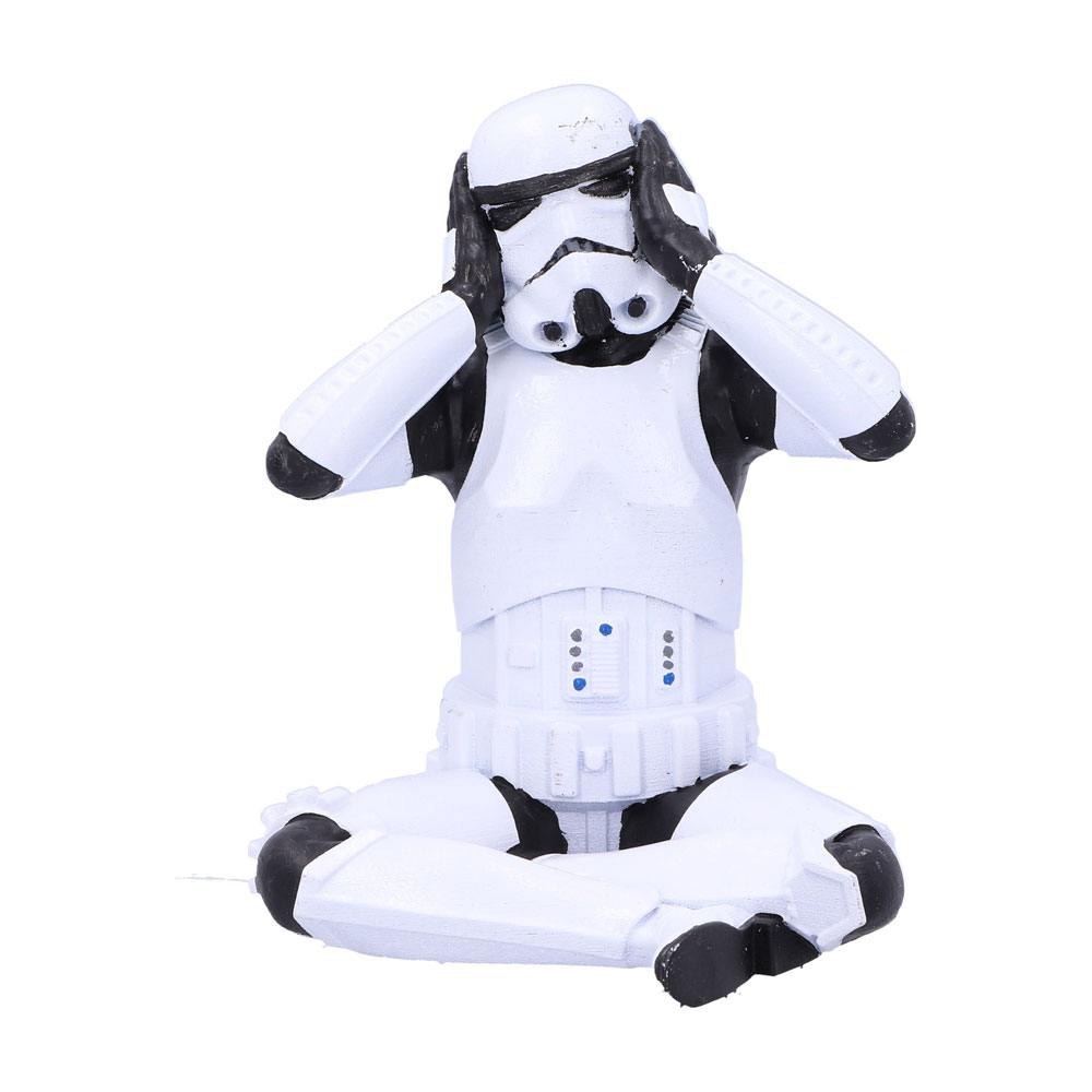 Original Stormtrooper -figur Hør ingen ond stormtrooper 10 cm