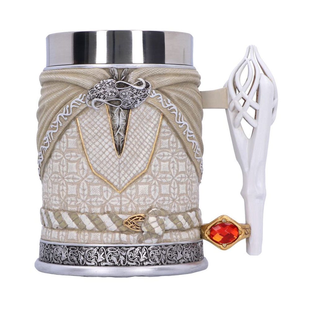 Lord des Anneaux Tankard Gandalf le blanc 15 cm