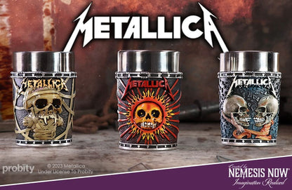 Metallica Shot Glasses Pushead Art 3-Pack