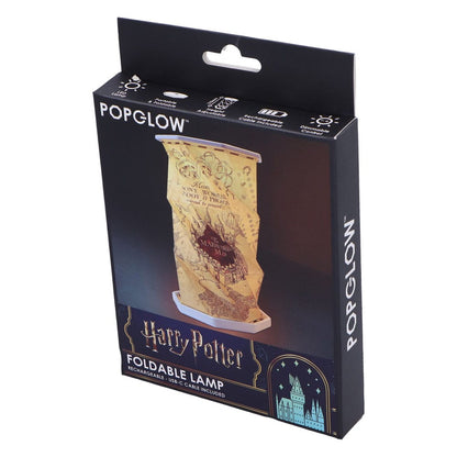 Harry Potter vikbar Lamp Marauders Karta 15 cm