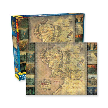 Lord of the Rings: Map 1000 Piece Jigsaw Puzzle