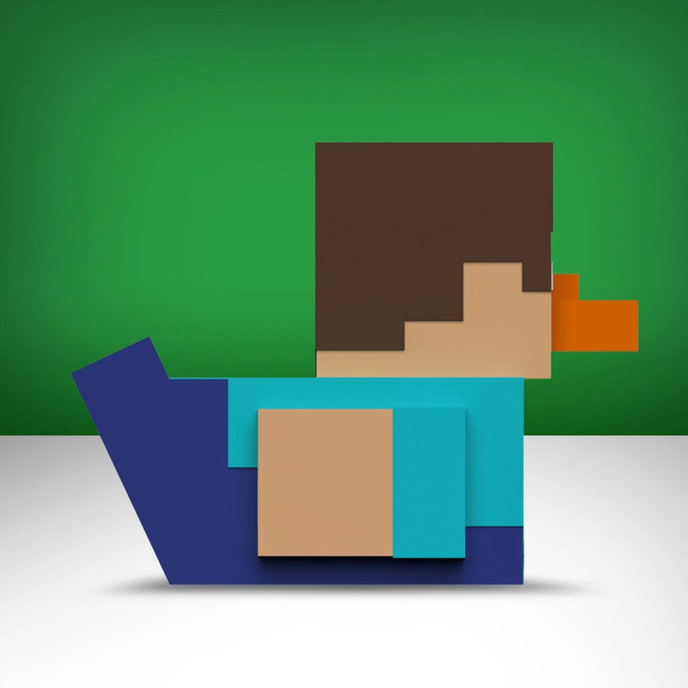 Minecraft Tubbz PVC Figure Steve 1ère édition 10 cm