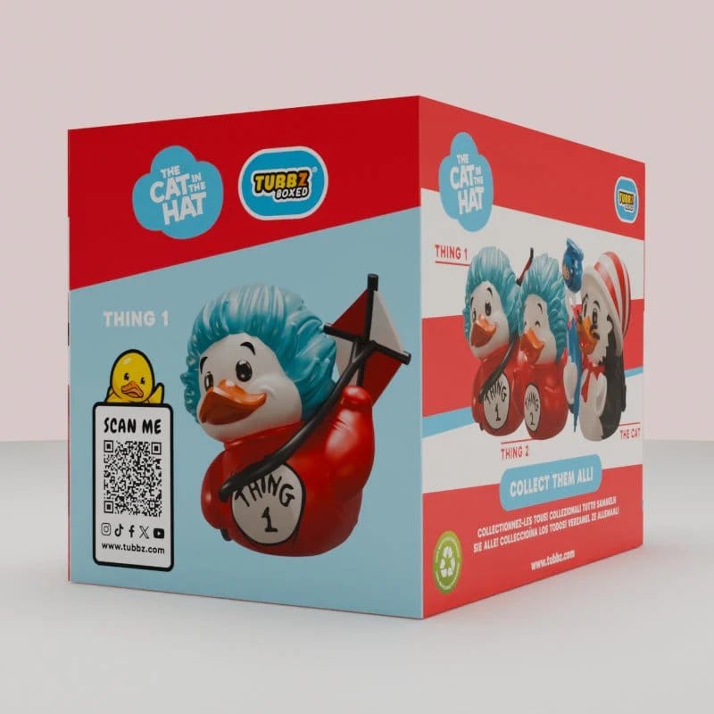 Katten i hatten Tubbz PVC Figur Thing 1 Boxed Edition 10 cm