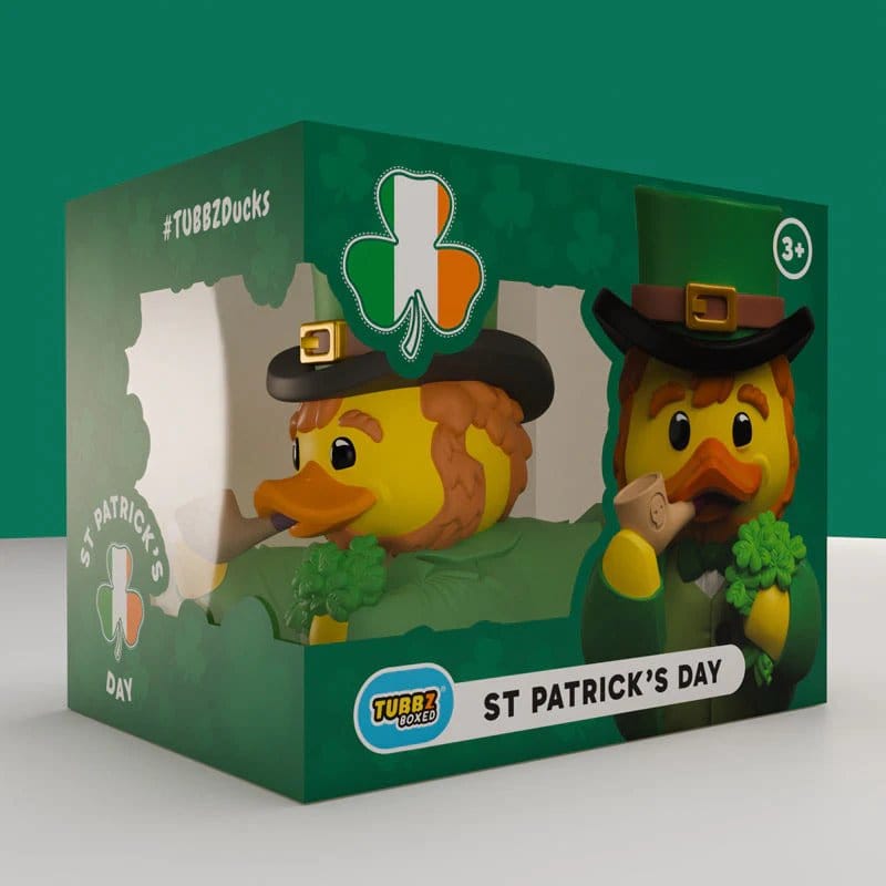 Figura in PVC Tubbz di San Patrizio, edizione in scatola, 10 cm