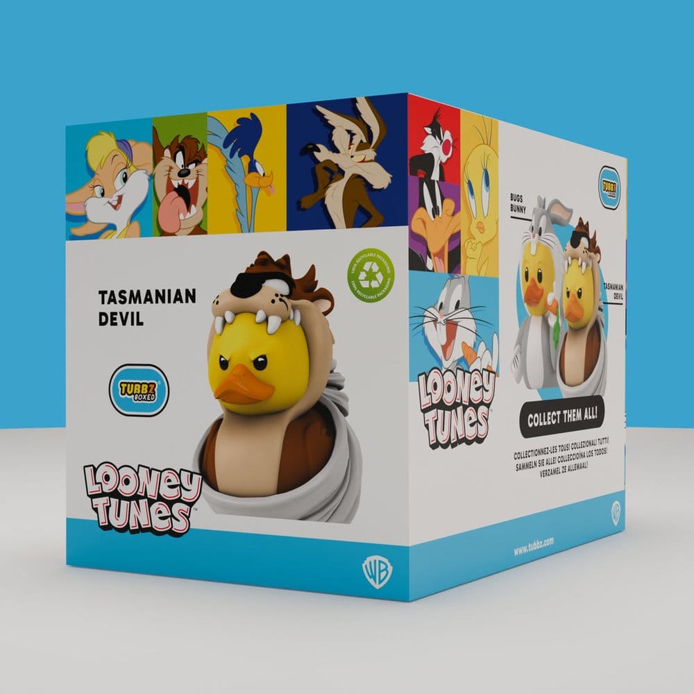 Looney Tunes Tubbz PVC Figur Taz Tasmanian Devil Boxed Edition 10 cm