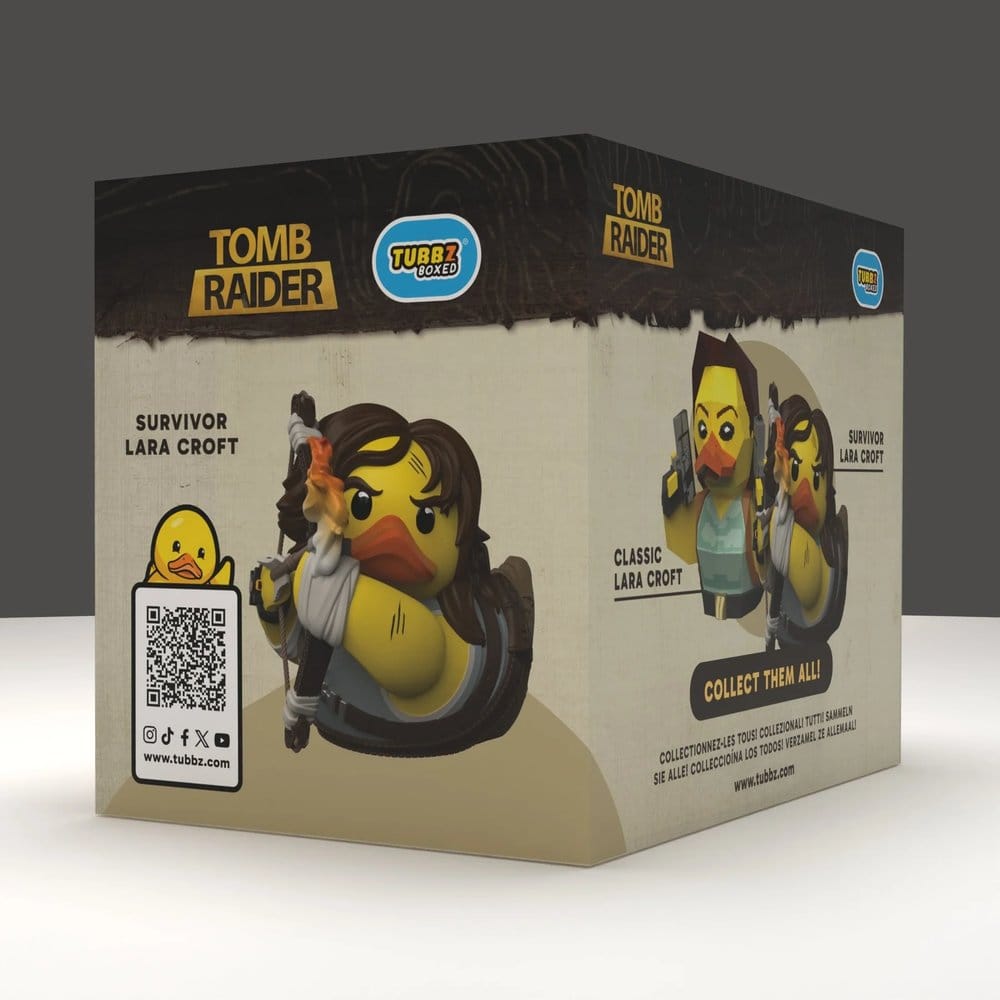Tomb Raider Tubbz PVC figur Lara Croft (Survivor) Boxed Edition 10 cm