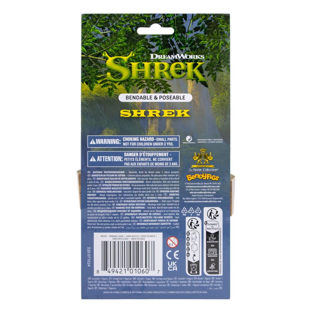 Shrek Bendyfigs böjbar figur Shrek 15 cm