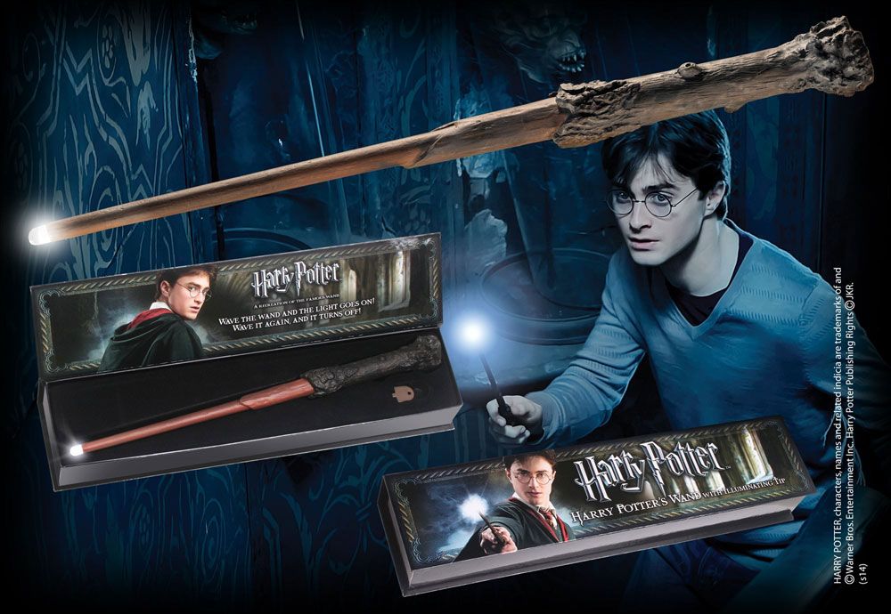 Harry Potter Replica Harrys leuchtender Zauberstab