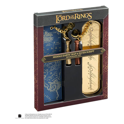 Ringenes Herre Bogmærker 2-Pack Middle Earth og Elven script