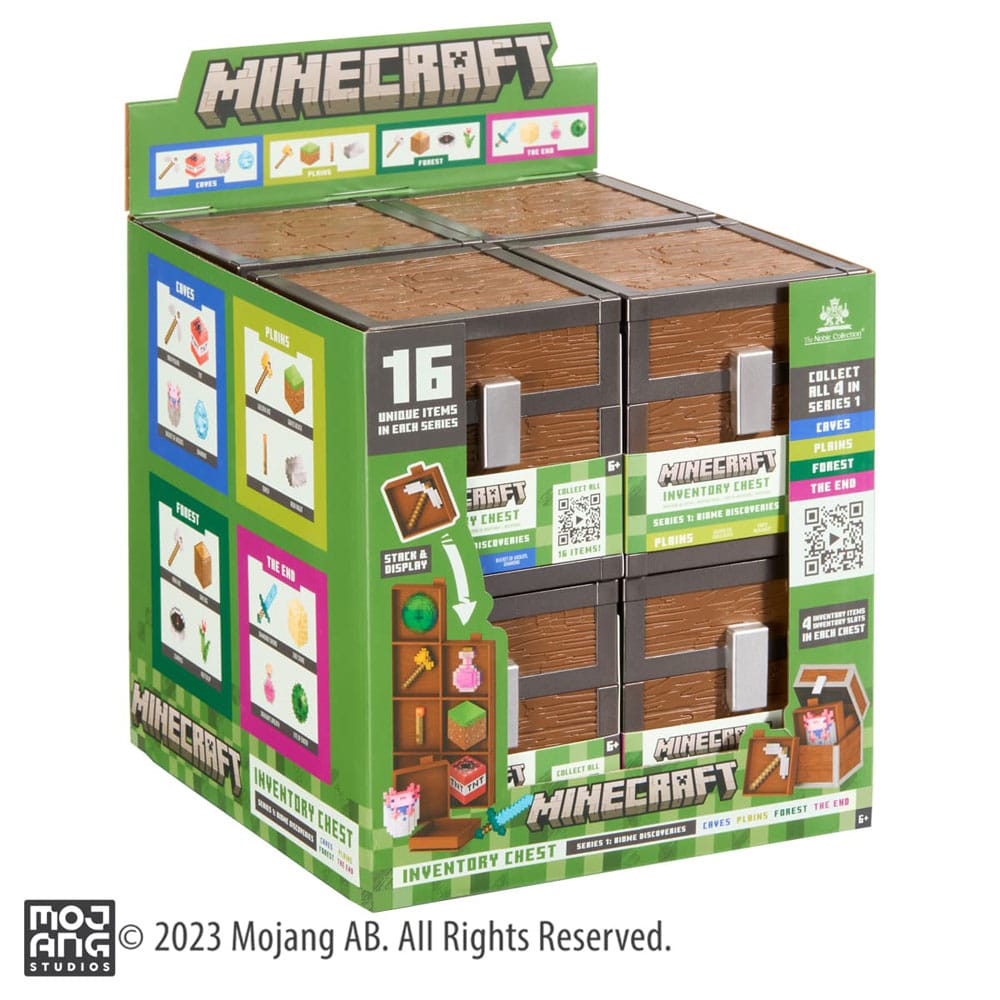 Assortiment de poitrine de butin Minecraft (8)