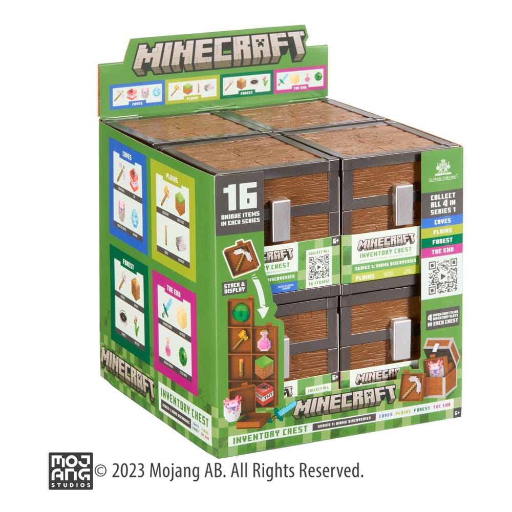Assortiment de poitrine de butin Minecraft (8)