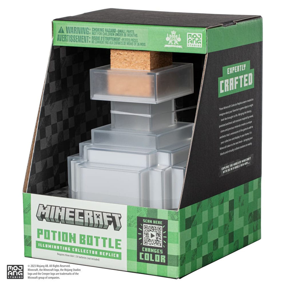 Minecraft Replica Aydınlatıcı İksir Şişesi 16 cm