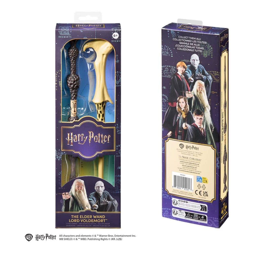 Harry Potter Twin-Pack rollspel Wands The Elder & Lord Voldemort 30 cm