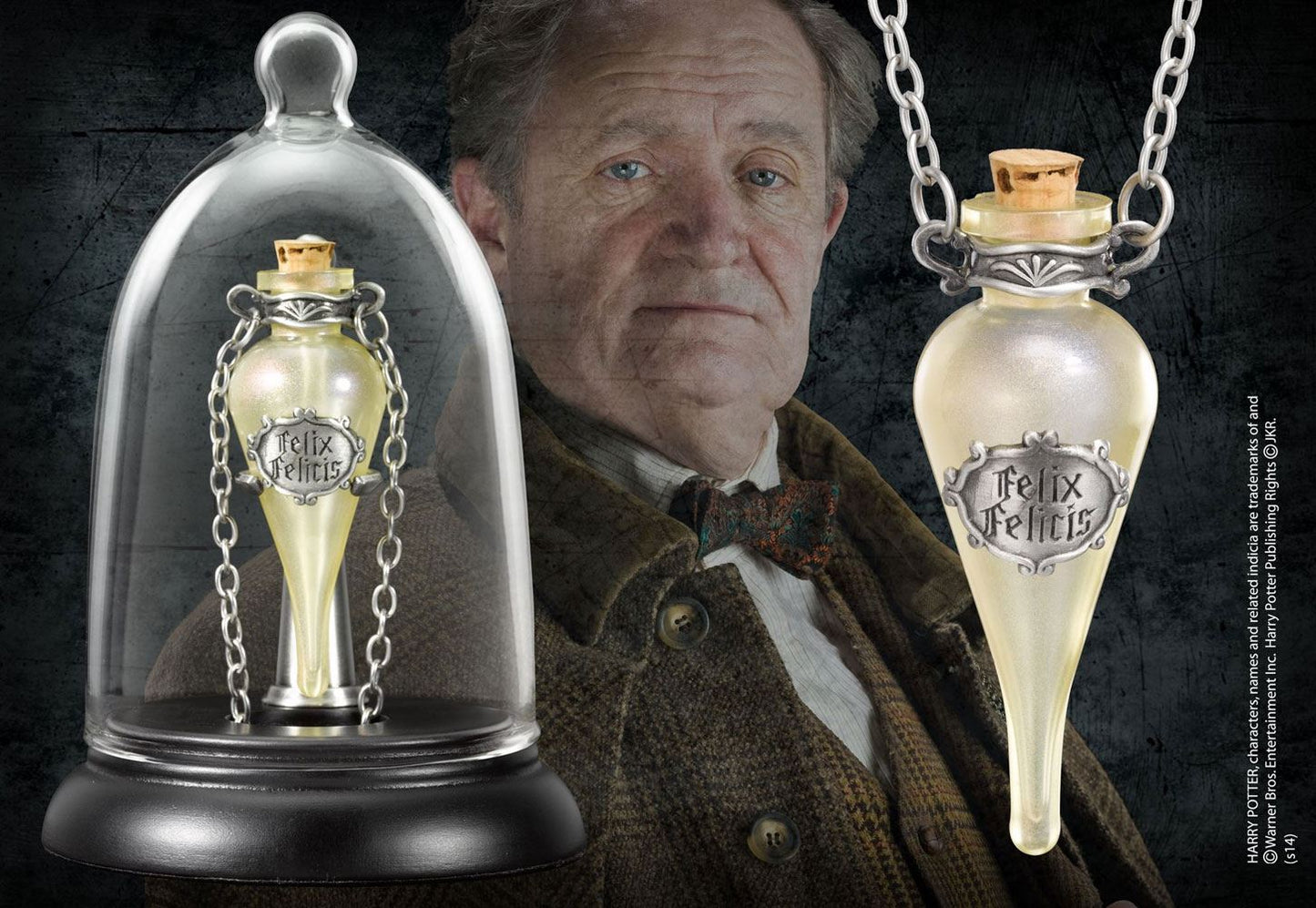Harry Potter Felix Felicis hanger en display