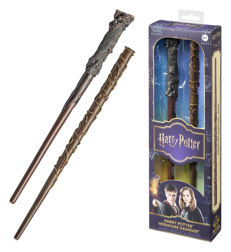 Harry Potter Rollespill Replica Wands 2-Pack Harry Potter & Hermione Granger 31 cm