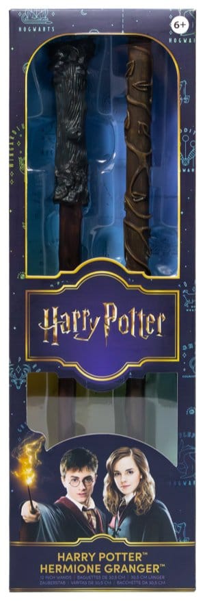 Harry Potter Rollespill Replica Wands 2-Pack Harry Potter & Hermione Granger 31 cm