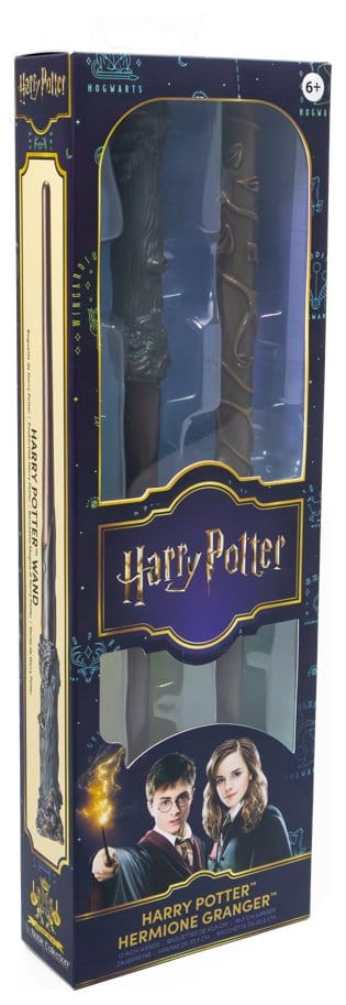 Harry Potter Rollespill Replica Wands 2-Pack Harry Potter & Hermione Granger 31 cm