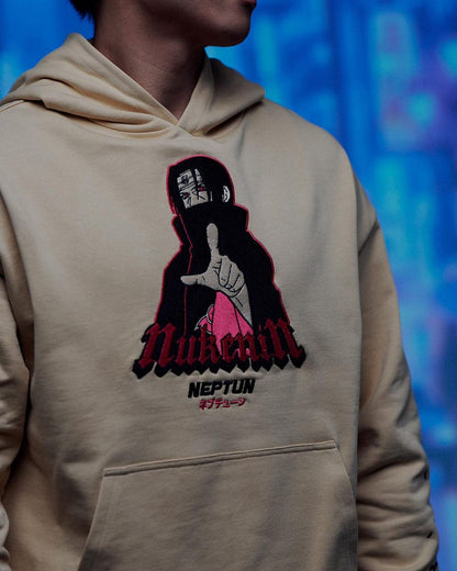 Naruto Shippuden Sweater graphique beige graphique