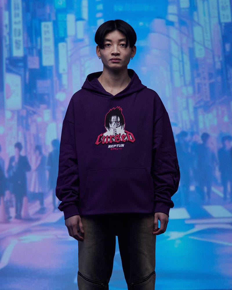 Naruto Shippuden Capulateur Sweater Graphic Purple