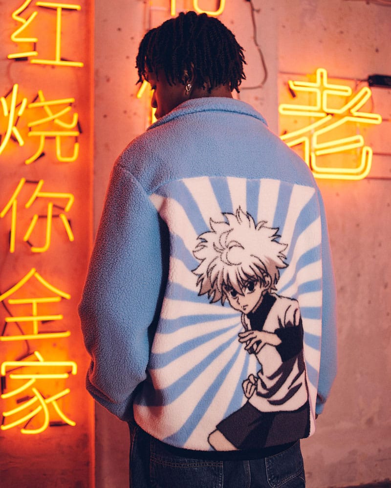 Hunter x Hunter Fleece Jacket Blue