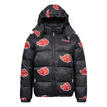 Naruto Puffer Jacket Akatsuki Red