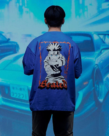 Naruto Shippuden T-Shirt Graphic Blue