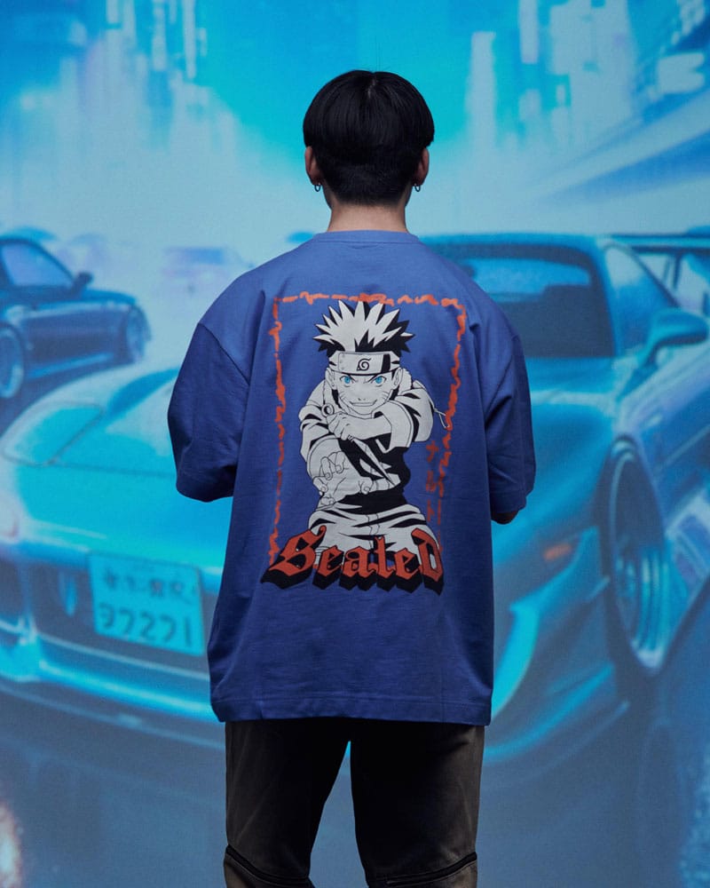 Naruto Shippuden T-Shirt Graphic Blue