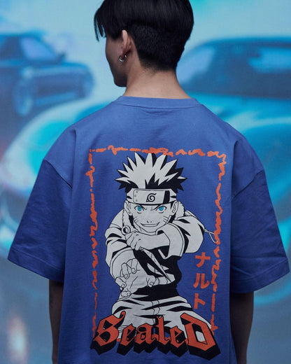 Naruto Shippuden T-Shirt Graphic Blue