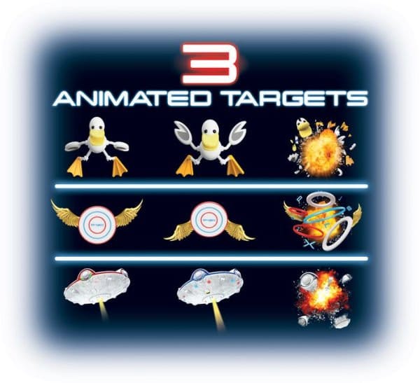 Gioco arcade con bersaglio animato Laser X Projex per 2