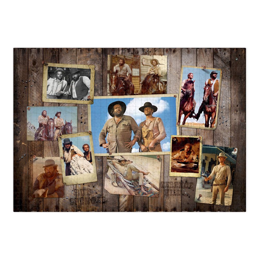 Bud Spencer & Terence Hill Jigsaw Puzzle Western Photo Wall (1000 stykker)