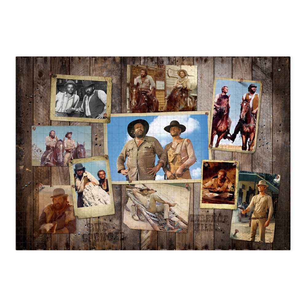 Bud Spencer & Terence Hill Jigsaw Bulmaca Western Fotoğraf Duvarı (1000 parça)