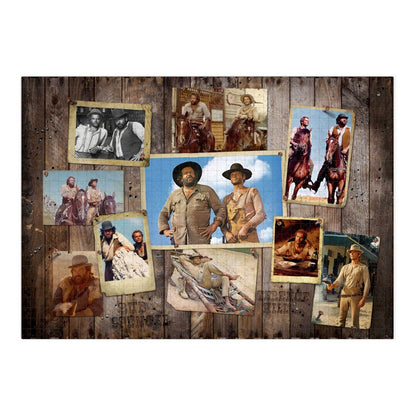 Bud Spencer & Terence Hill Jigsaw Puzzle Western Photo Wall (1000 pieces)