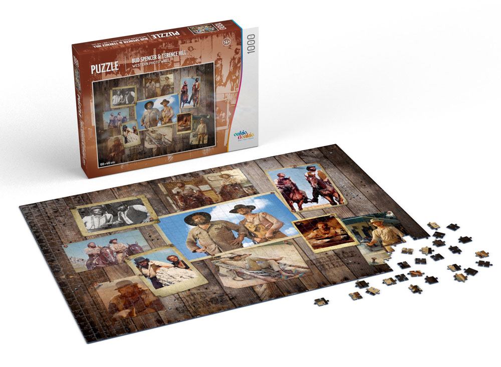 Bud Spencer & Terence Hill Jigsaw Puzzle Western Photo Wall (1000 stykker)