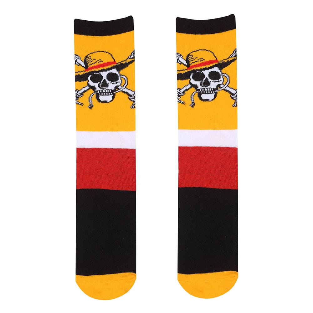 One Piece Socks Cross Bones S-M