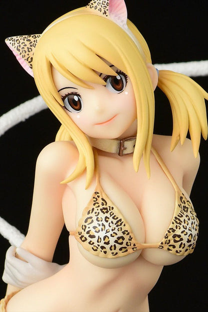 Fairy Tail Statue 1/6 Lucy Heartfilia - Leopard print CAT Gravure_Style 25 cm