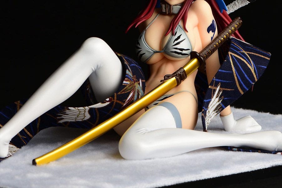 Fairy Tail Statue 1/6 Erza Scarlet - White Tiger CAT Gravure_Style 13 cm