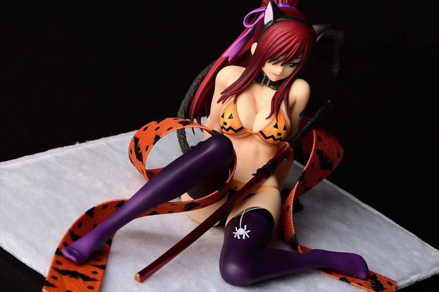 Fairy Tail Statue 1/6 Erza Scarlet - Halloween CAT Gravure_Style 13 cm