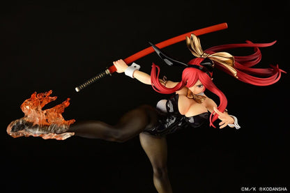 Fairy Tail Statue 1/6 Erza Scarlet High Kick Black Bunny Ver. 37 cm